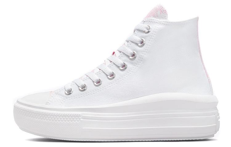 Converse Women's Chuck Taylor All Star Move High 'Hybrid Floral White Pink Foam' Women's