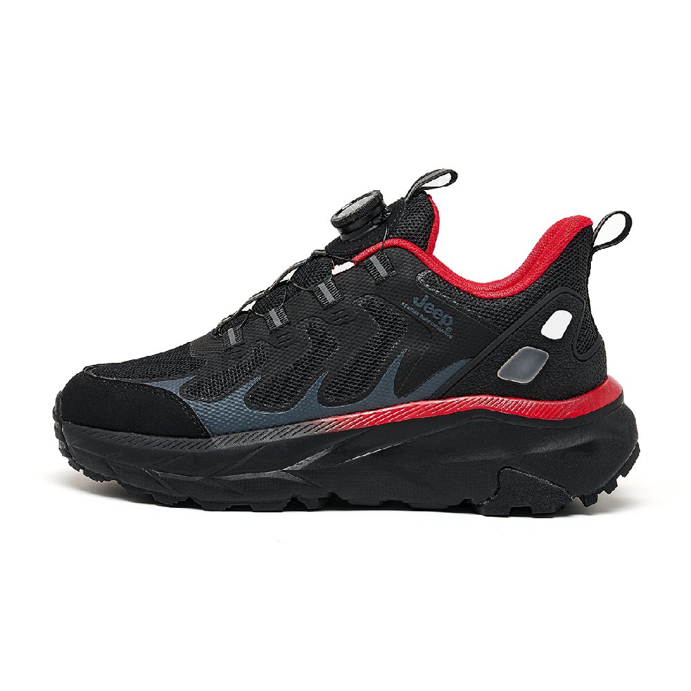 Jeep Low Top Casual Shoes Men's Black