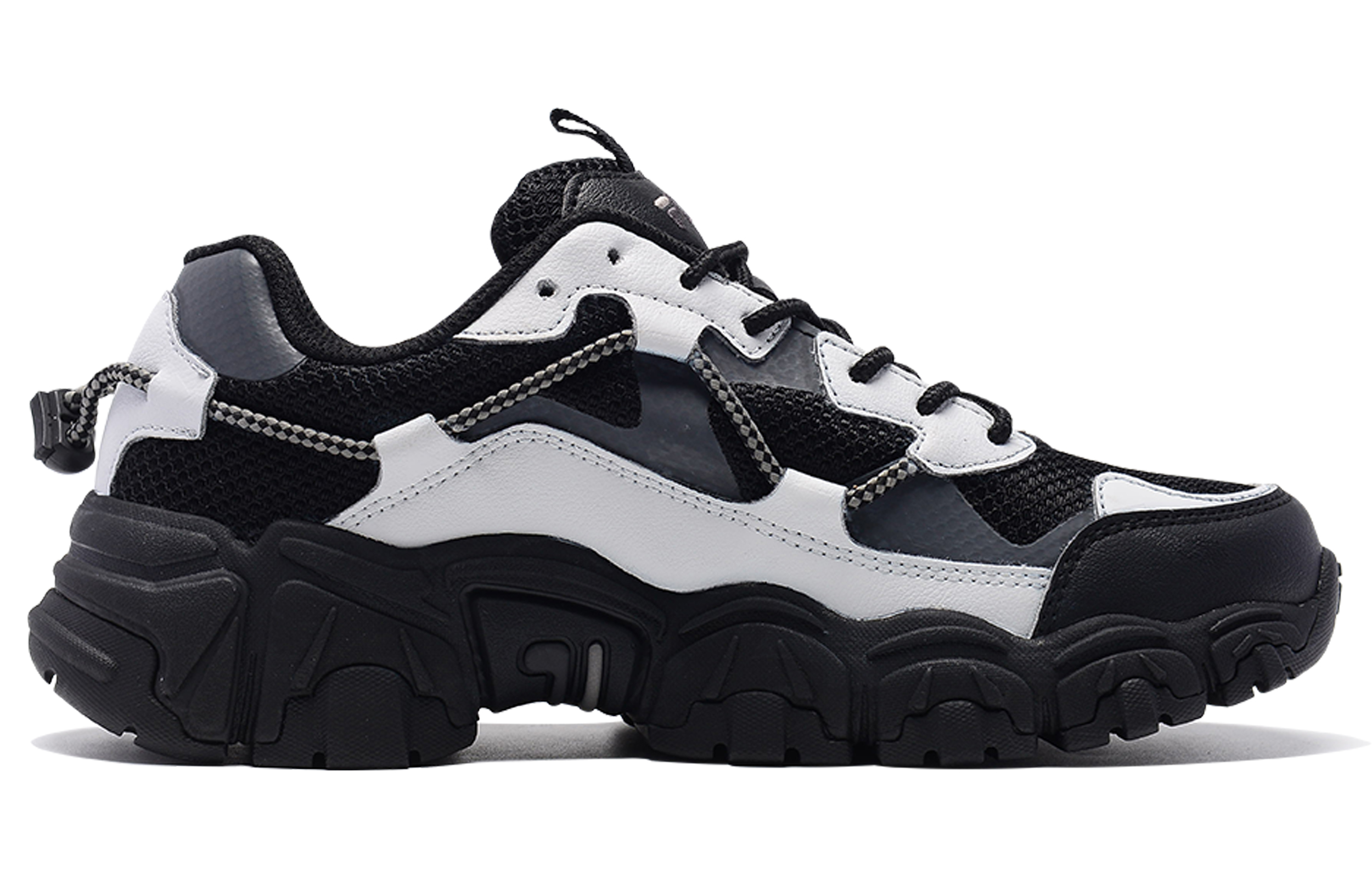 FILA Cat Claw Slip Resistant, Abrasion Resistant, Breathable Low top Casual Shoes Unisex Black White Gray