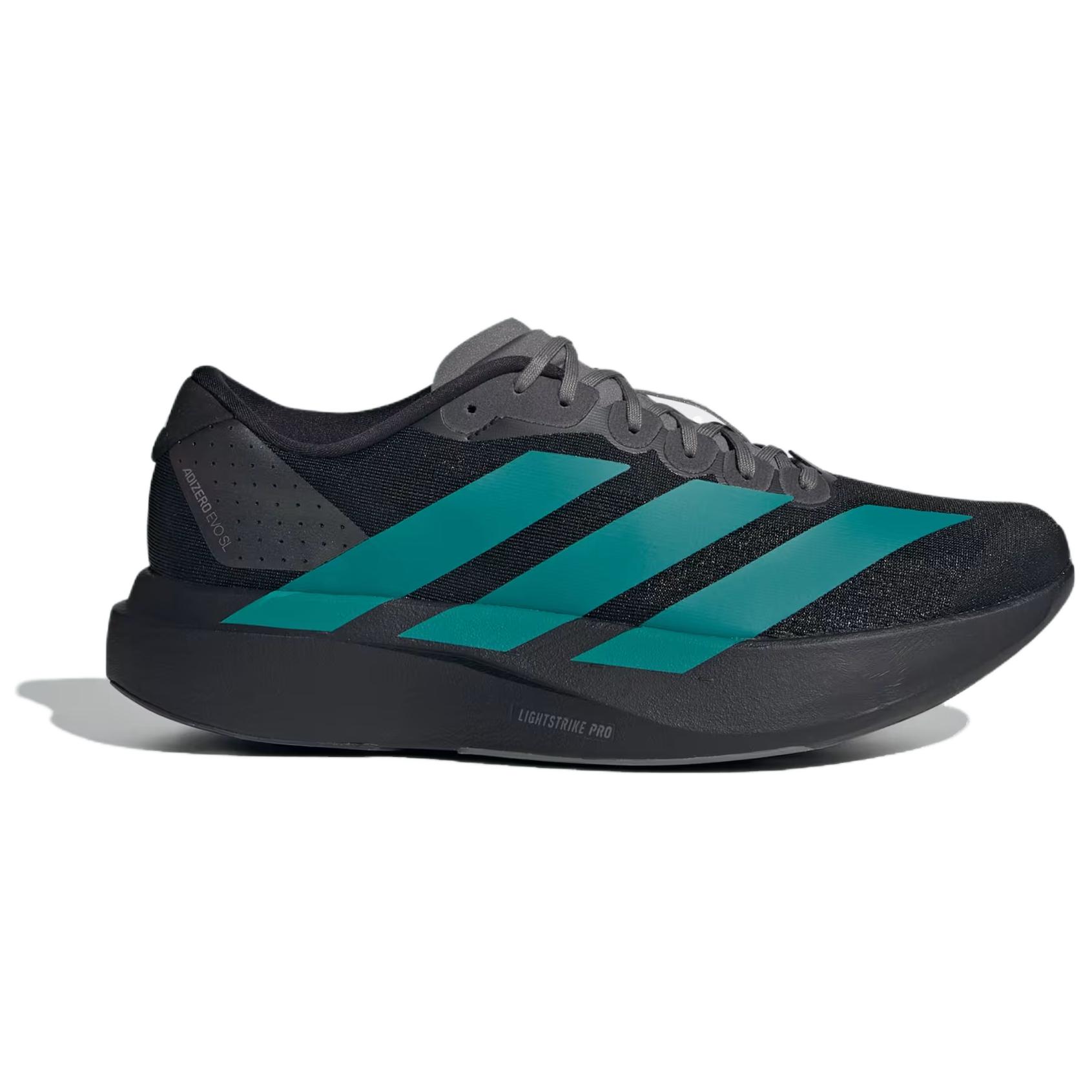 Adidas Adizero Evo SL Cushioning Low top Running Shoes Men's Black Green Gray купить в интернет-магазине Yoocart с быстрой доставкой по России.