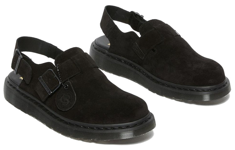 Dr. Martens Jorge Suede Slingback Mule Made In England Black купить в интернет-магазине Yoocart с быстрой доставкой по России.