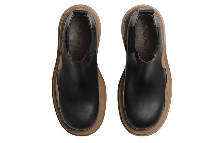 Bottega Veneta Tire Chelsea Short Chelsea Boots Men's Black Brown купить в интернет-магазине Yoocart с быстрой доставкой по России.