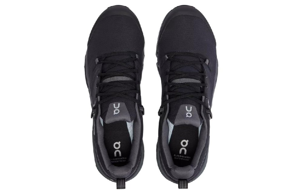 On Running Cloudwander Waterproof Black Eclipse