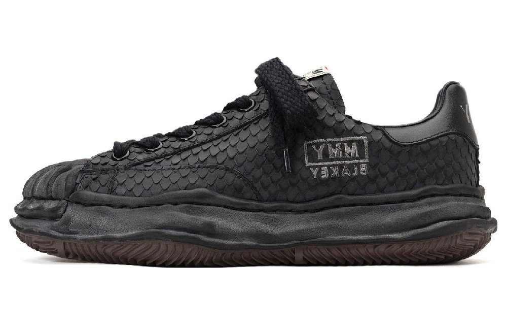 MIHARA YASUHIRO Low Top Stylish Skateboarding Shoes Unisex Black