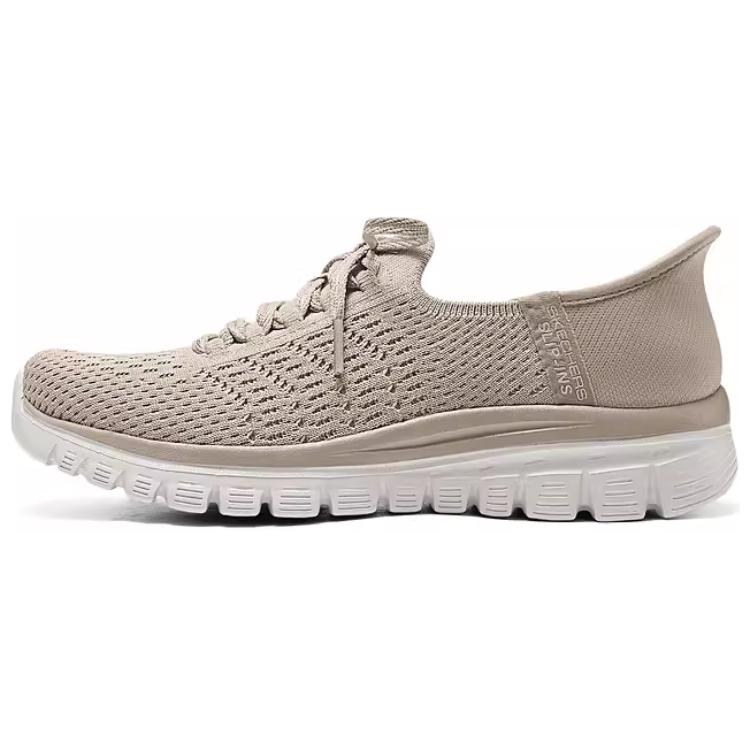 Skechers Low Top Casual Shoes Women's Taupe