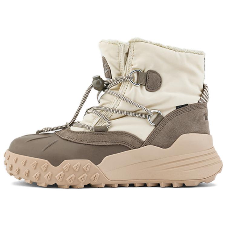 Timberland Warm And Water-Resistant Short Snow Boots Women's Beige Brown