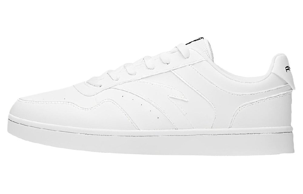Anta Slip-Resistant Cushioning Wear-Resistant Low-Top Skateboard Shoes Men's White