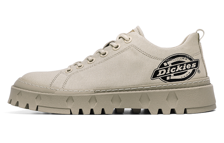 Dickies Anti-Slip And Wear-Resistant Breathable Low-Top Casual Shoes Men's Light Khaki