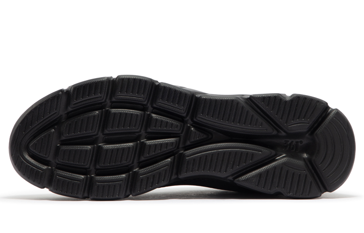 361° Cushioning Wear-Resistant Low-Top Running Shoes Men's Black Gold
