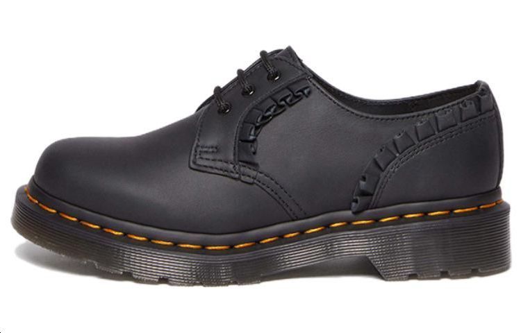 Dr. Martens 1461 Frill Nappa Leather Oxford Shoes 'Black' Women's