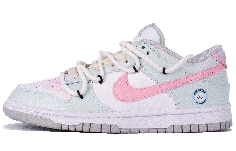 Nike Dunk Blue Sky BBL Abrasion Resistant Low Top Skateboard Shoes Women's White Pink