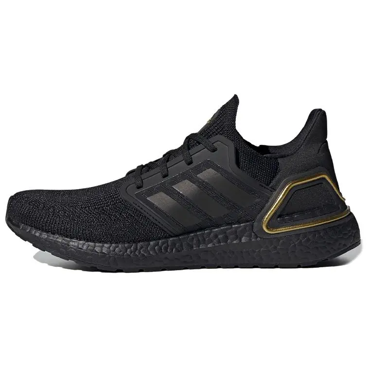Adidas Ultra Boost 20 Core Black Gold Metallic
