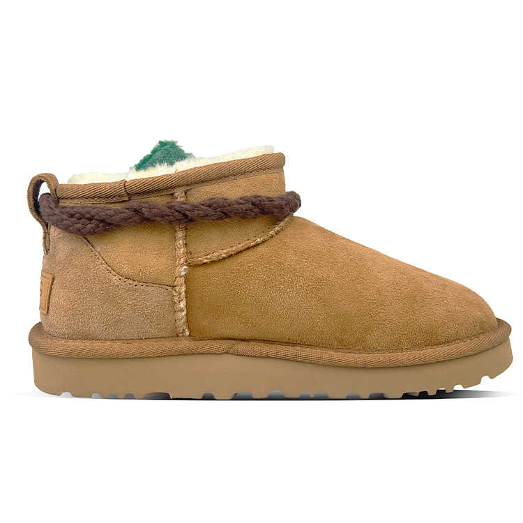 UGG Warm Short Snow Boots Women's Chestnut