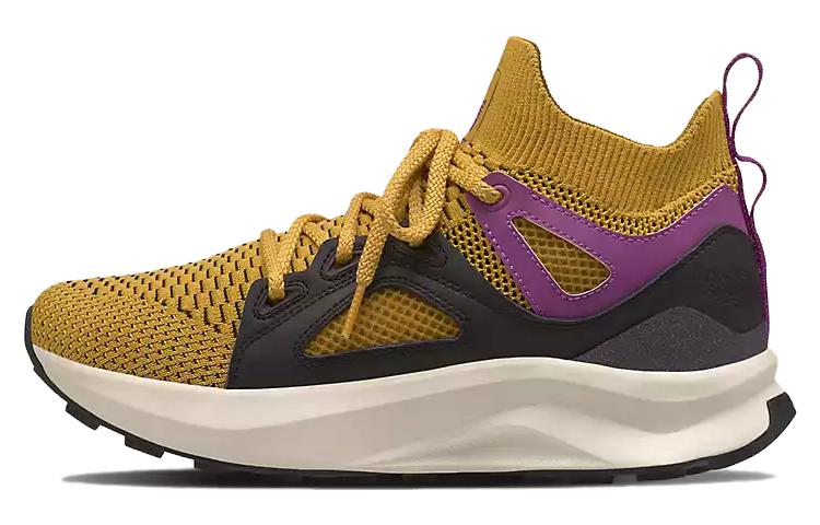 THE NORTH FACE Hypnum Luxe Cushioned Slip-Resistant Mid-Top Running Shoes Women's Ginger Yellow