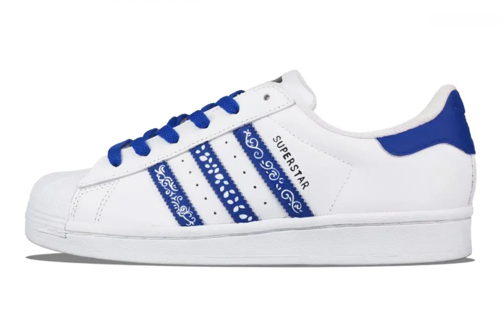 Adidas Originals SUPERSTAR Blue Faith Low Top Skateboard Shoes Unisex Blue White