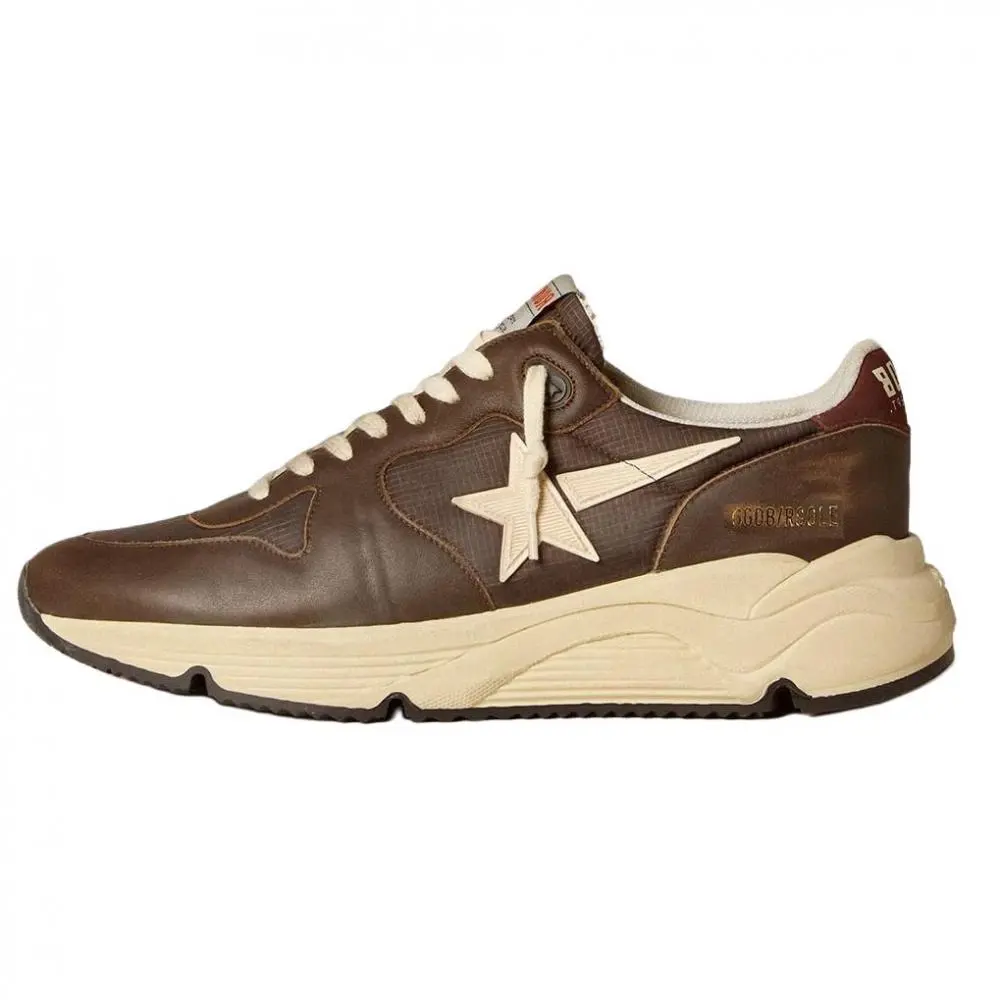 Golden Goose Running Sole Low Top Casual Shoes Men's Brown