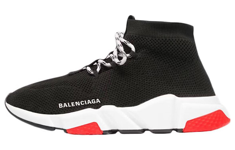 Balenciaga Speed 1.0 Sneakers 'Black White Red' Women's