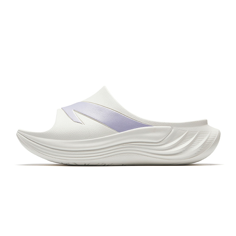 Anta Slip Resistant Slide Slippers Women's White Purple