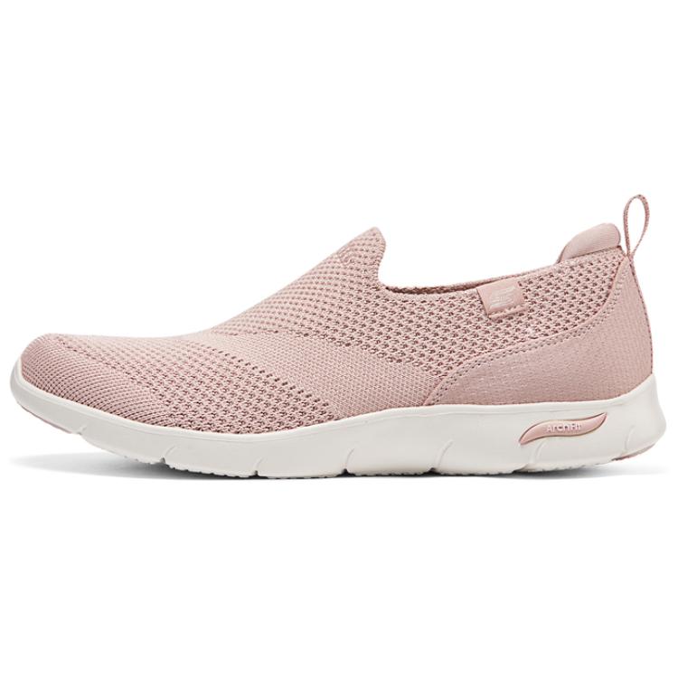 Skechers Slip Ins Slip-Resistant Breathable Low-Top Casual Shoes Women's Rose Red