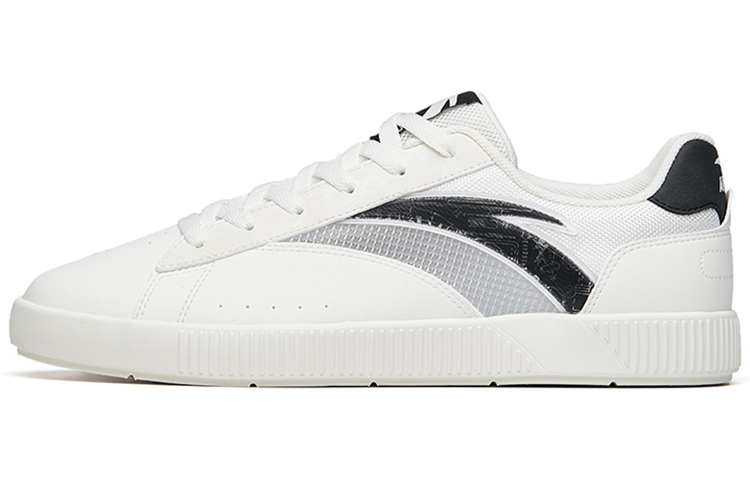 Anta Low-Top Skateboard Shoes Men's White Black