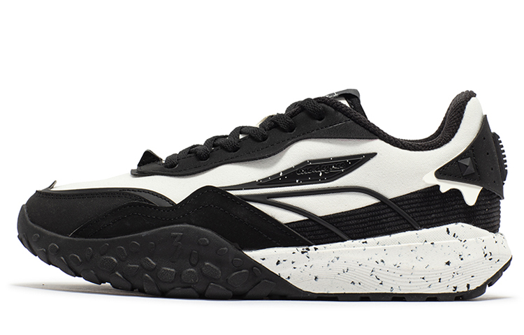361° Shortbread Wear-Resistant Low-Top Casual Shoes Women's Obsidian Black/Feather White