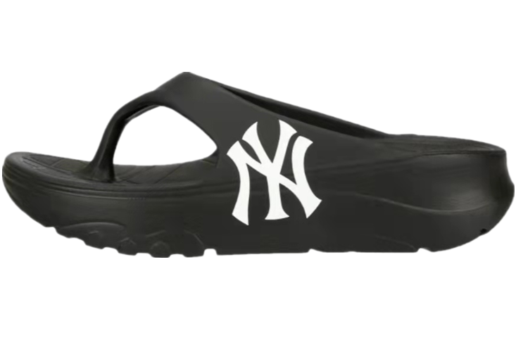 MLB Slipper Graffiti Slip Resistant Flip Flops Unisex Black
