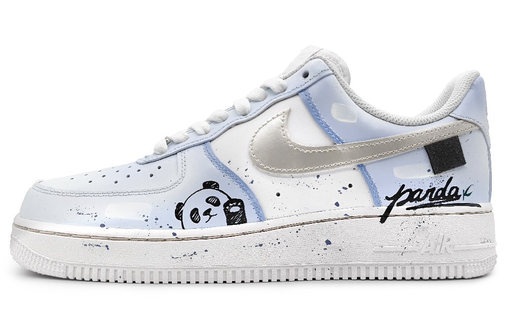 Nike Air Force 1 Coverage Warm Low-Top Skateboard Shoes Men's Purple Gray