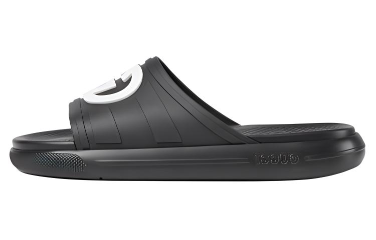 GUCCI Slide Slippers Men's Black