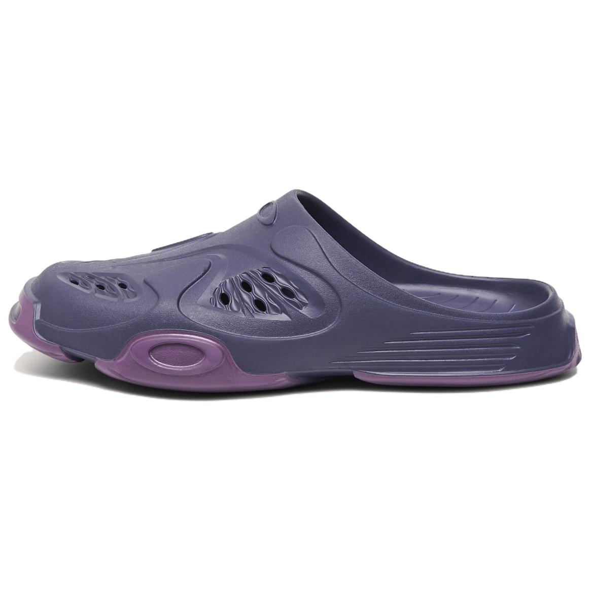 Oakley Factory Team Abrasion Resistant Slip Resistant Closed Toe Slippers Men's Purple
