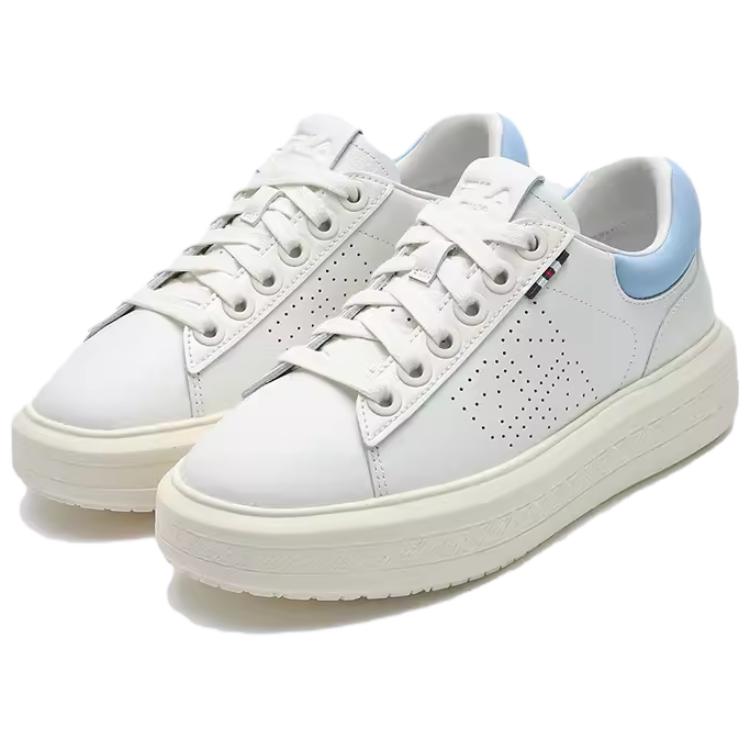 FILA Low Top Skateboard Shoes Women's White Blue купить в интернет-магазине Yoocart с быстрой доставкой по России.