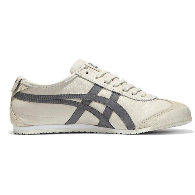 Onitsuka Tiger MEXICO 66 Anti Slip Wear Resistant Low Top Casual Shoes Unisex Light Gray