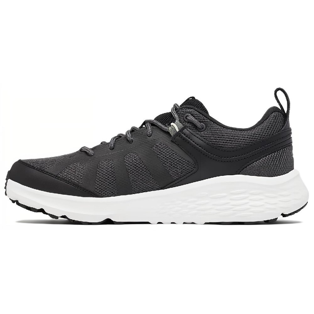 Columbia Cushioned Slip-Resistant Low-Top Trekking Shoes Men's Black White