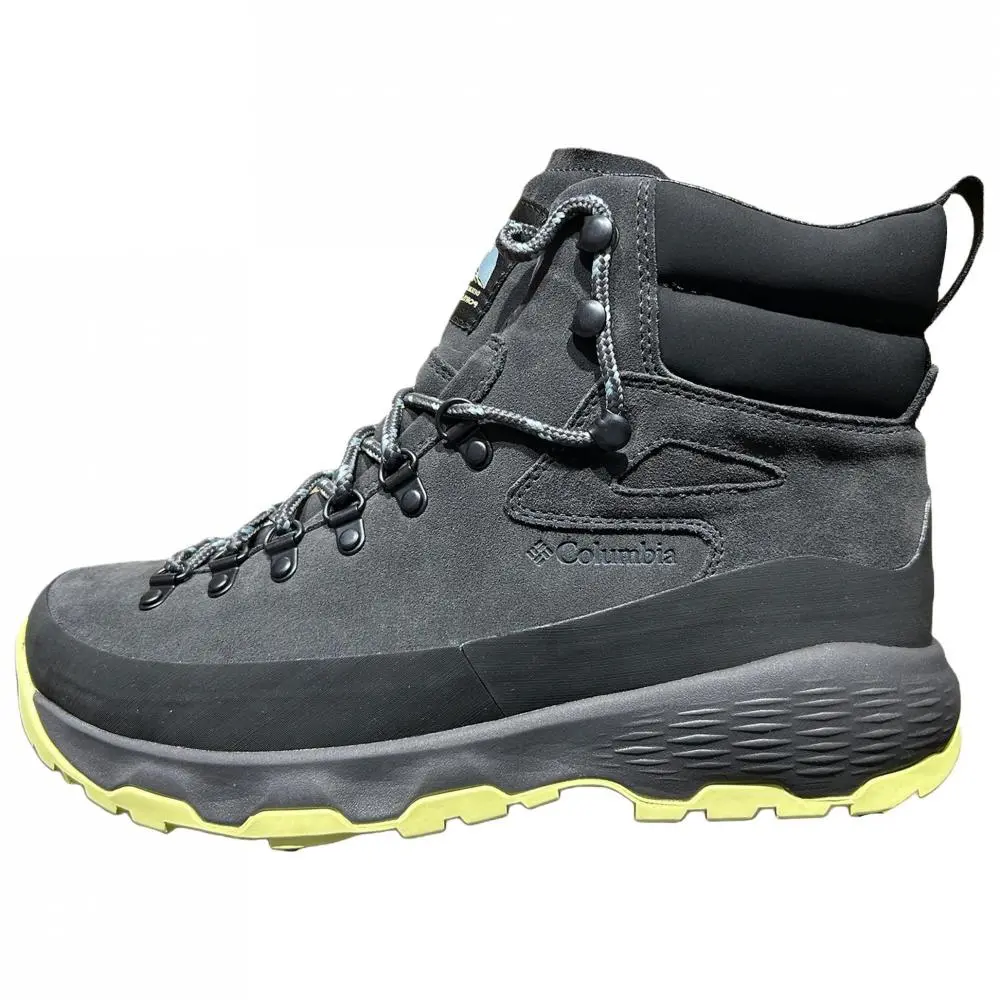 Columbia Slip Resistant Waterproof Grip Mid top Hiking Shoes Men's Black