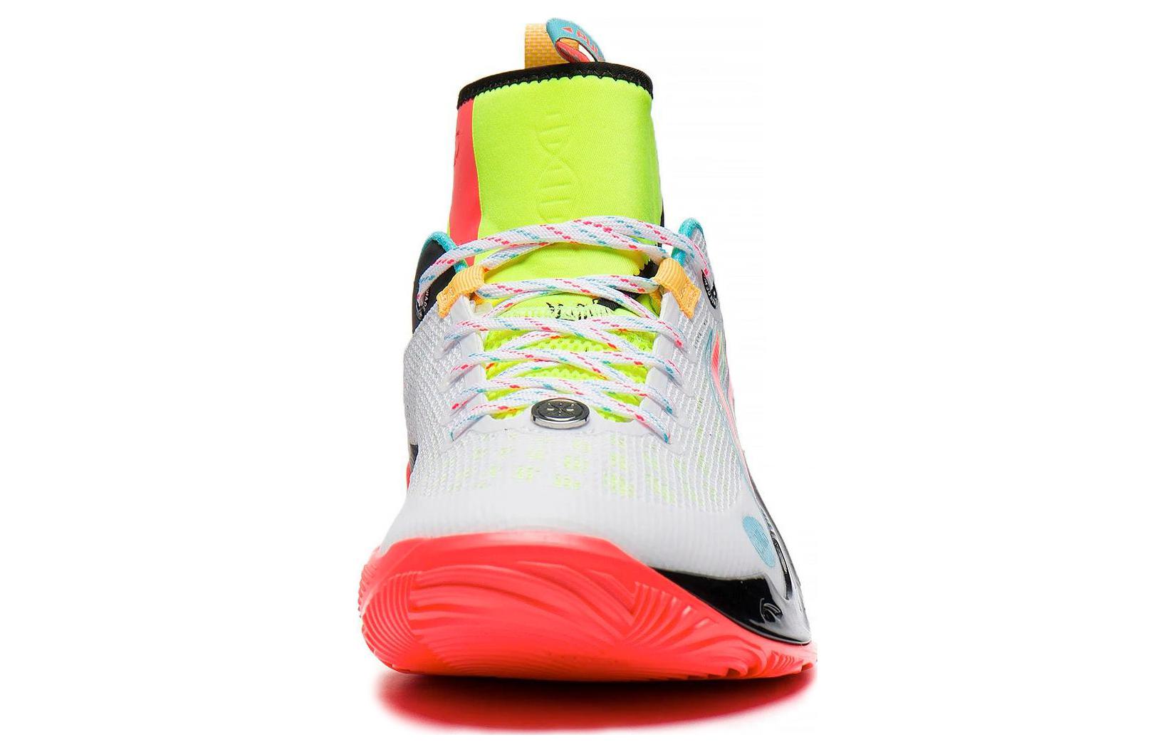 LiNing 808 2 ULTRA Ultra Cushioning Anti-Slip And Wear-Resistant High-Top Basketball Shoes White Green Red купить в интернет-магазине Yoocart с быстрой доставкой по России.