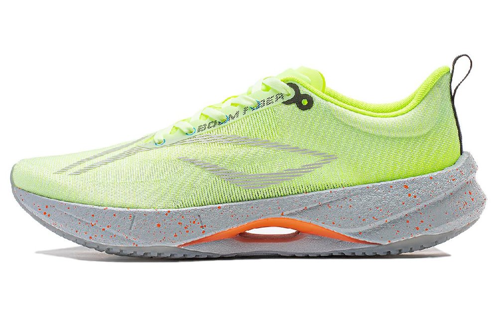 LiNing Super Light 21 Cushioning Anti-Slip Wear-Resistant Breathability Low-Top Running Shoes Men's Yellow Green