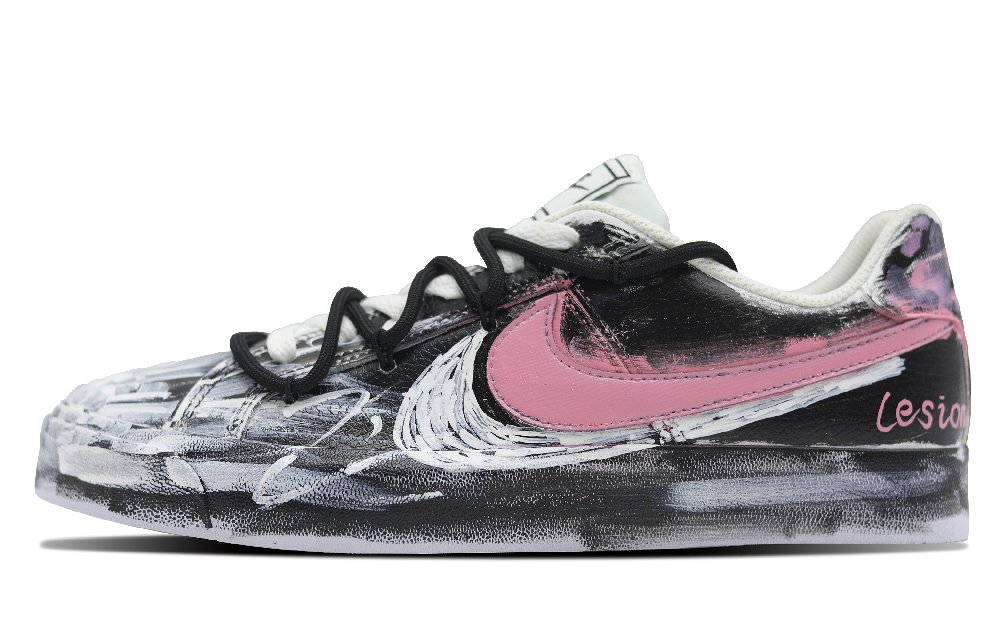 Nike Court Royale Collection Skateboard Shoes Unisex Low Top Black/White/Pink