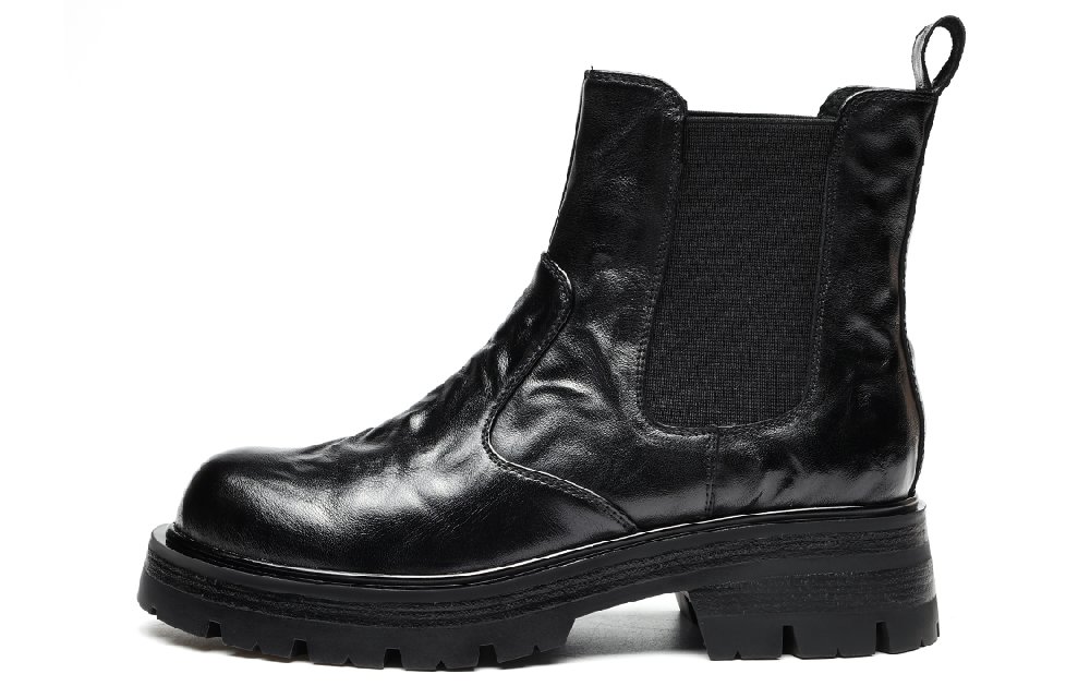 EBLAN Ankle-Length Chelsea Boots Women's Black