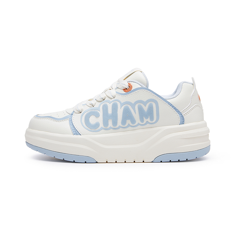 Champion Team Shoes 2.0 Cham Campus Low-Top Skateboard Shoes Women's Milk White/Ballet Blue купить в интернет-магазине Yoocart с быстрой доставкой по России.