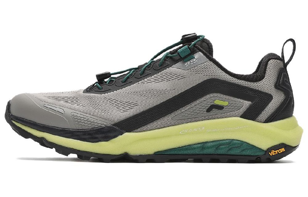 FILA SPD LYNX 2 Wear-resistant And Lightweight Low-Top Trail Running Running Shoes Men's Elephant Gray