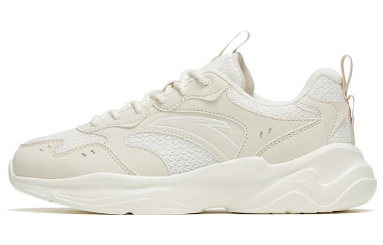 Anta Cushioning, Slip Resistant, Abrasion Resistant, Rebound Low Top Sports Casual Shoes Women's White Gray