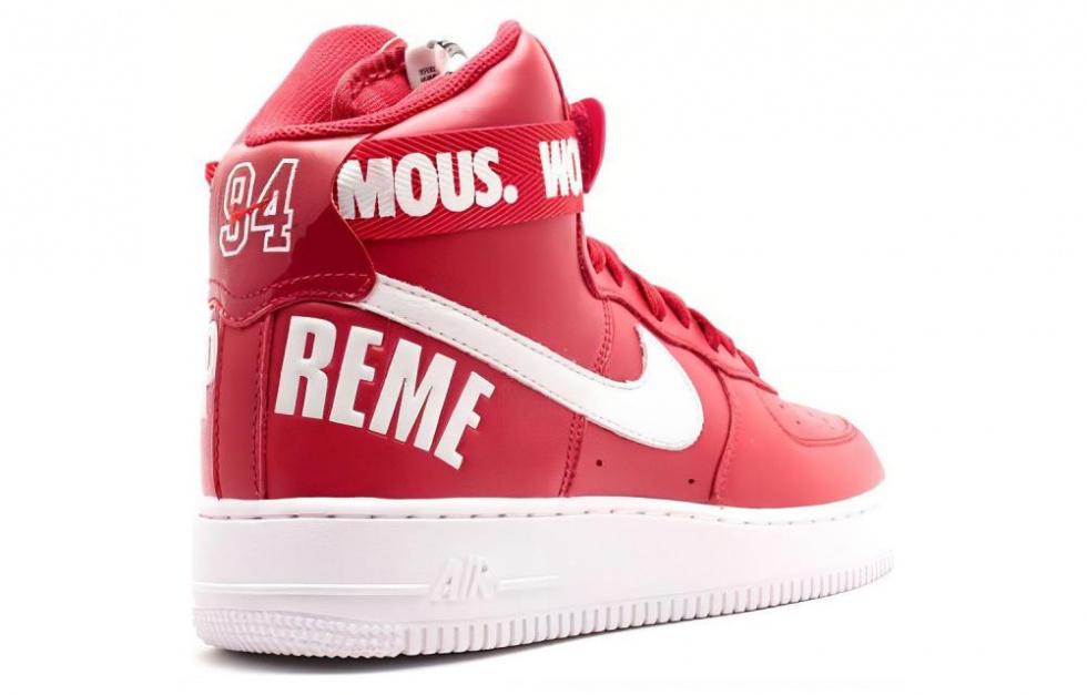 Nike Air Force 1 High Supreme World Famous Red купить в интернет-магазине Yoocart с быстрой доставкой по России.
