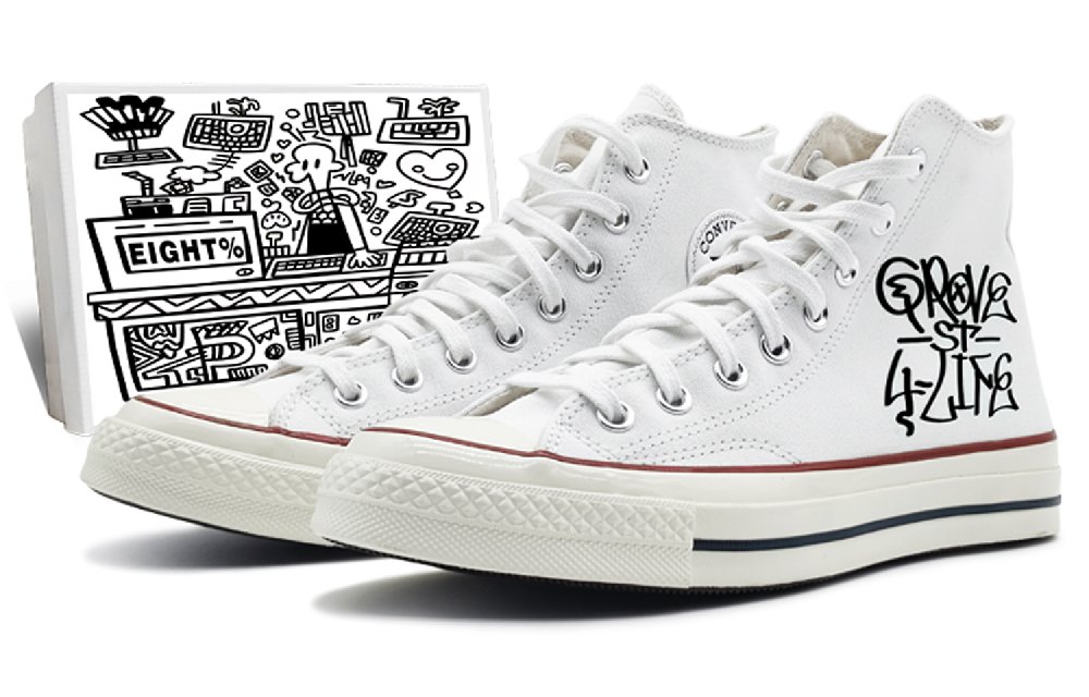 Converse 1970s Chuck Taylor High-Top Canvas Shoes Unisex Ecru