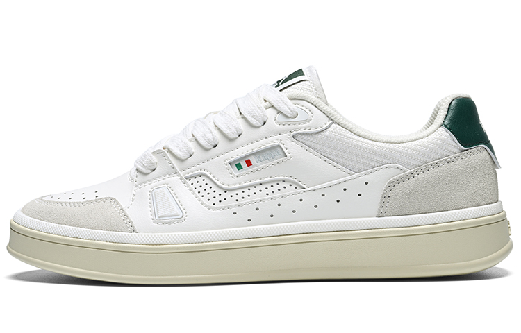 Kappa Doulis 2.0 Collection Anti-Slip Wear-Resistant Low-Top Skateboard Shoes Unisex Winter White