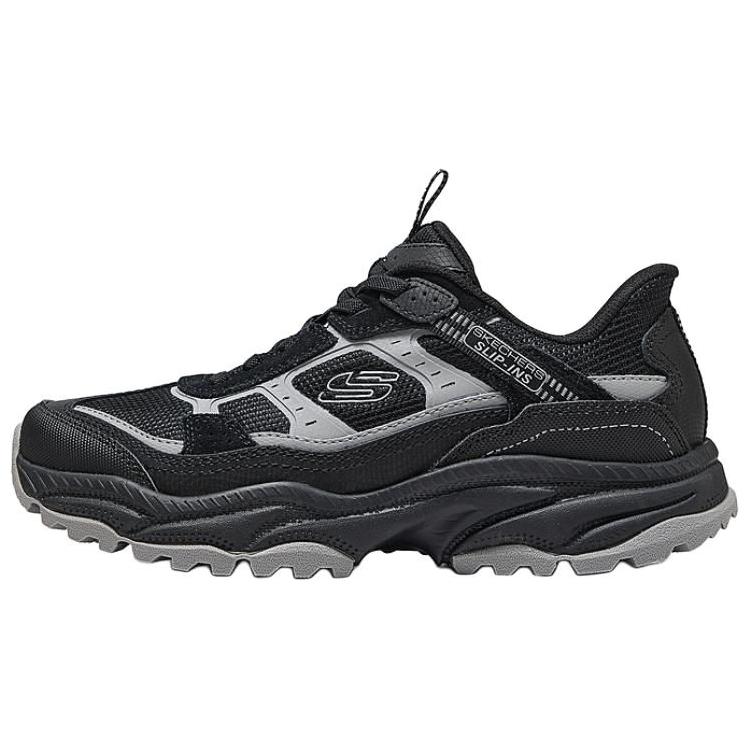 Skechers OUTDOOR Anti-Slip Wear-Resistant Low-Top Hiking Shoes Women's Black Gray Color