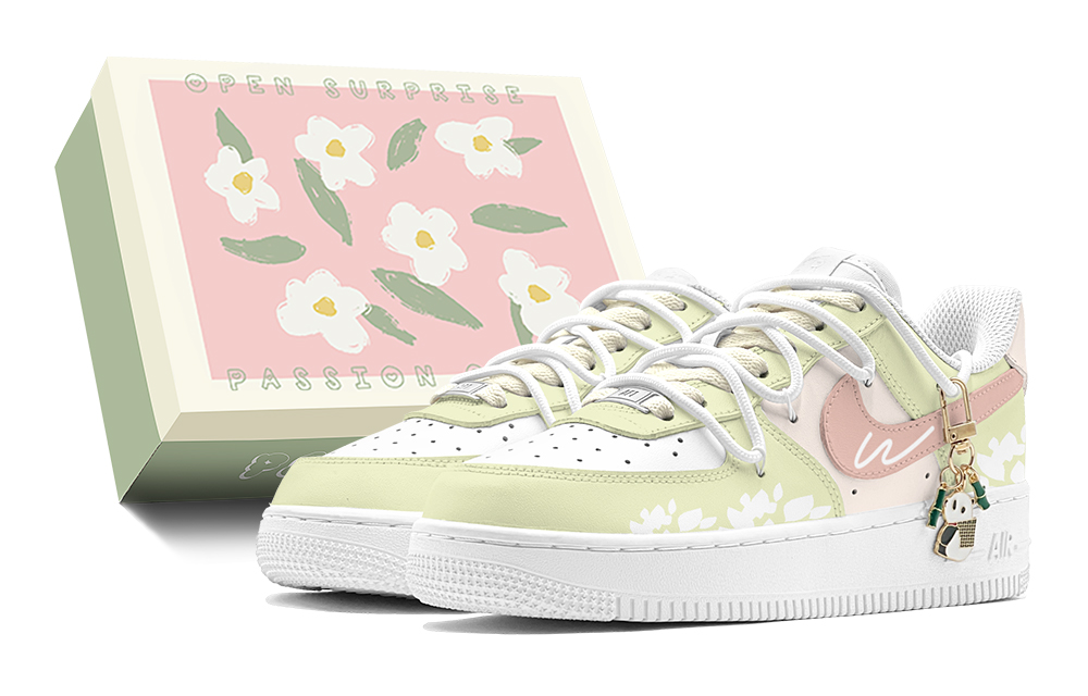 Nike Air Force 1 Skateboard Shoes Women's Low-Top Pink