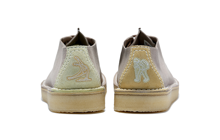 CLARKS ORIGINALS x LI NING 1990 Desert Wanderer Xing'er Low top Sports Casual Shoes Men's Yellow купить в интернет-магазине Yoocart с быстрой доставкой по России.