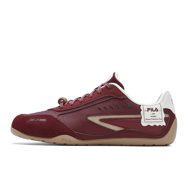 FILA Cushioning Coverage Balance Abrasion Resistant Waterproof Slip Resistant Low Top Skateboard Shoes Men's Red White