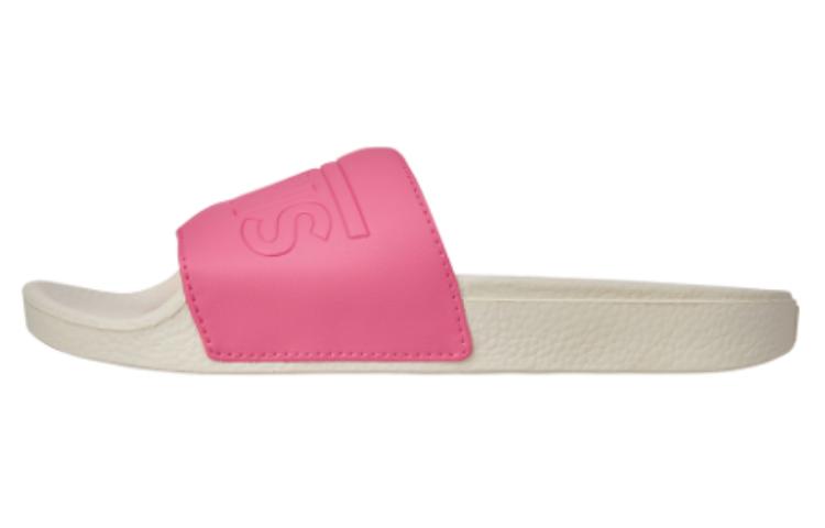 Vans Slide On Slippers 'White Pink' Women's