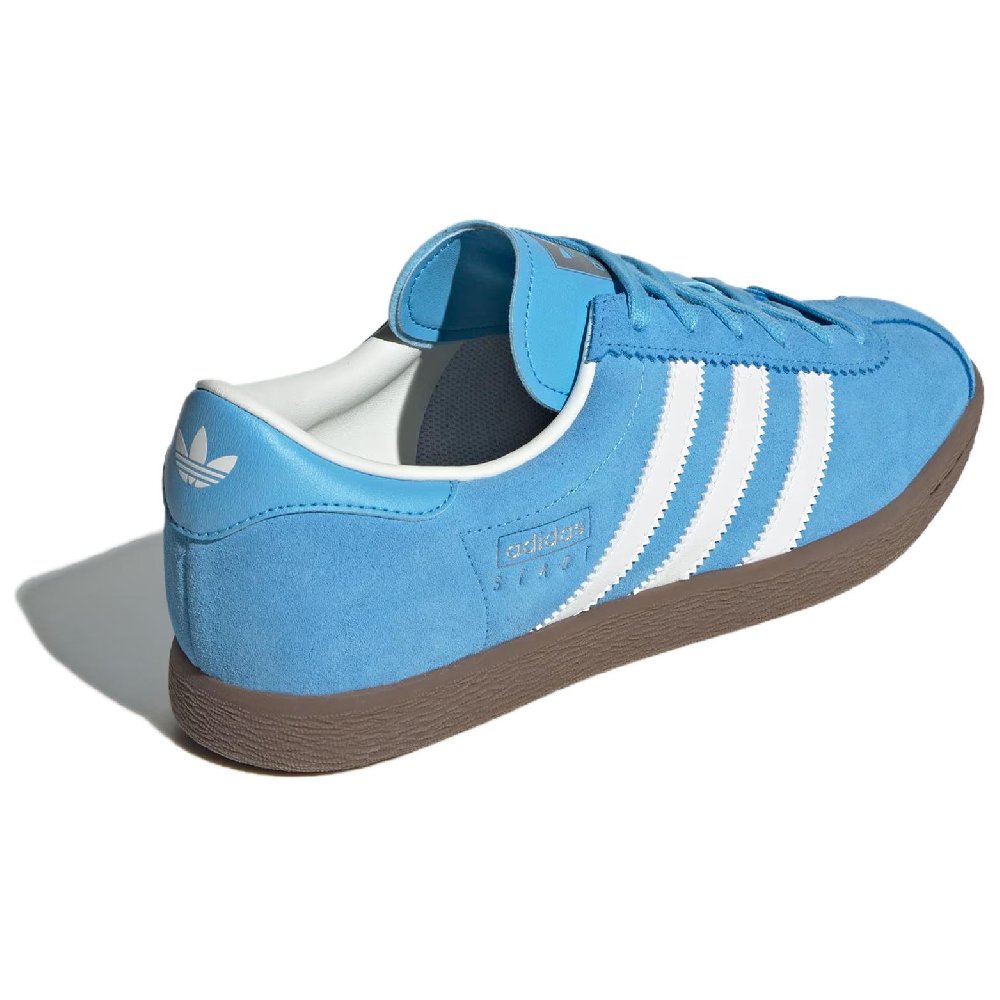 Adidas Originals Stadt Anti Slip Wear Resistant Low Top Skateboard Shoes Unisex Blue