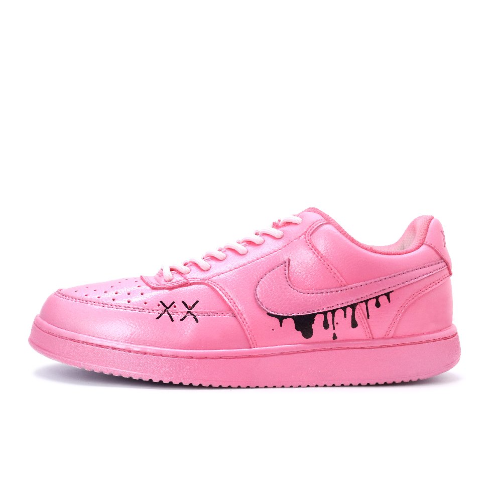 Nike Court Vision 1 Neon Pink Wind, Fashion Street, Cool Breeze Low Top Skateboard Shoes Men's Neon Pink